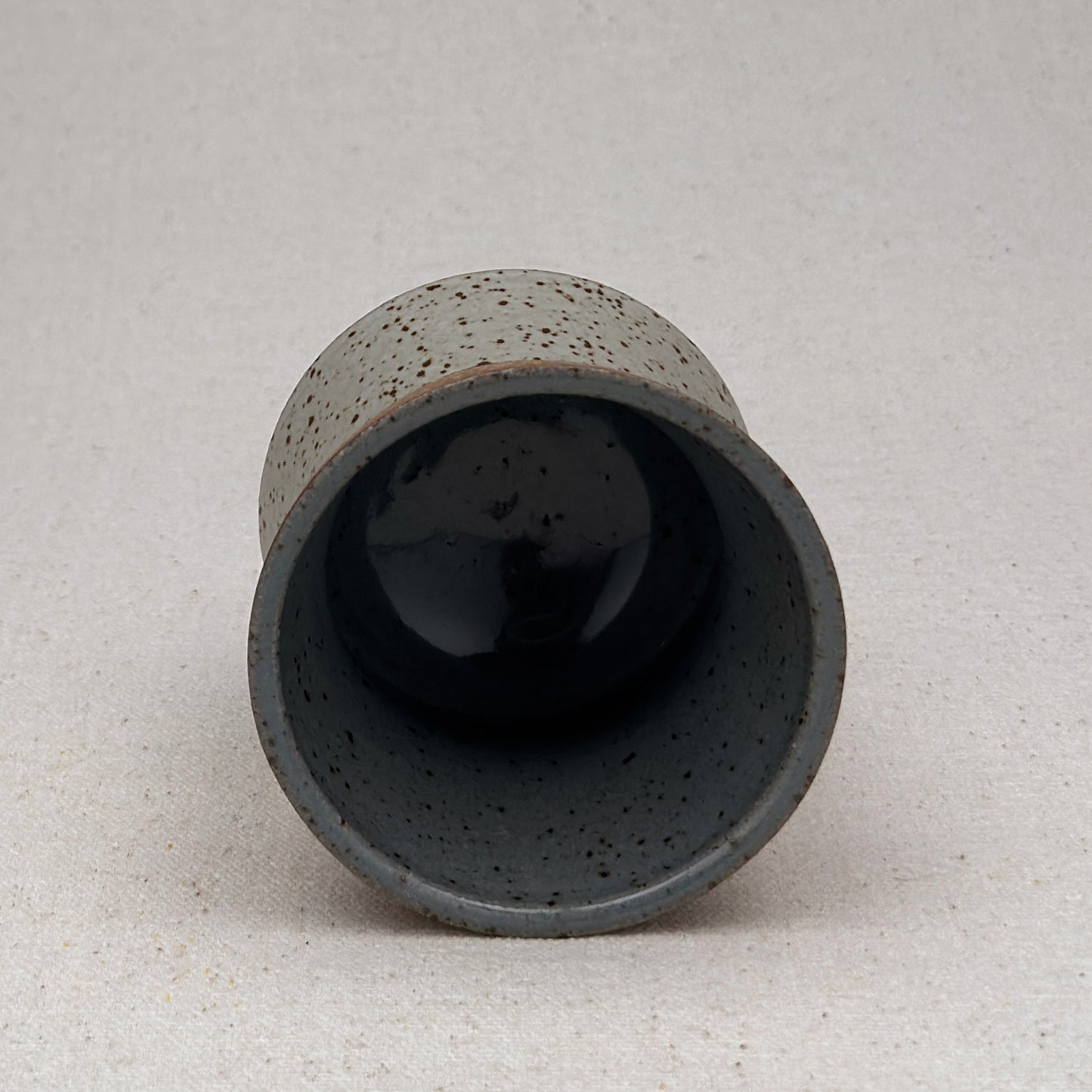 Speckled White Angular Cup