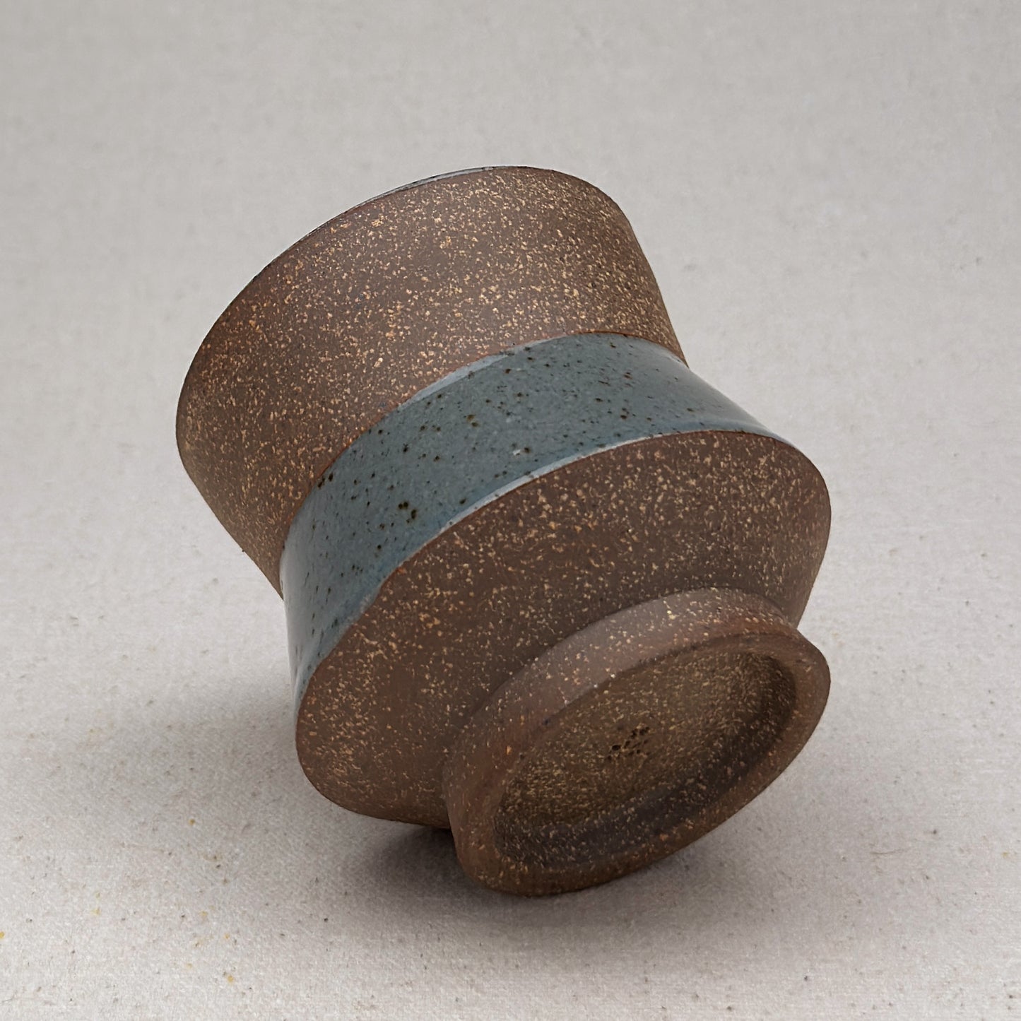 Speckled Blue Angular Cup