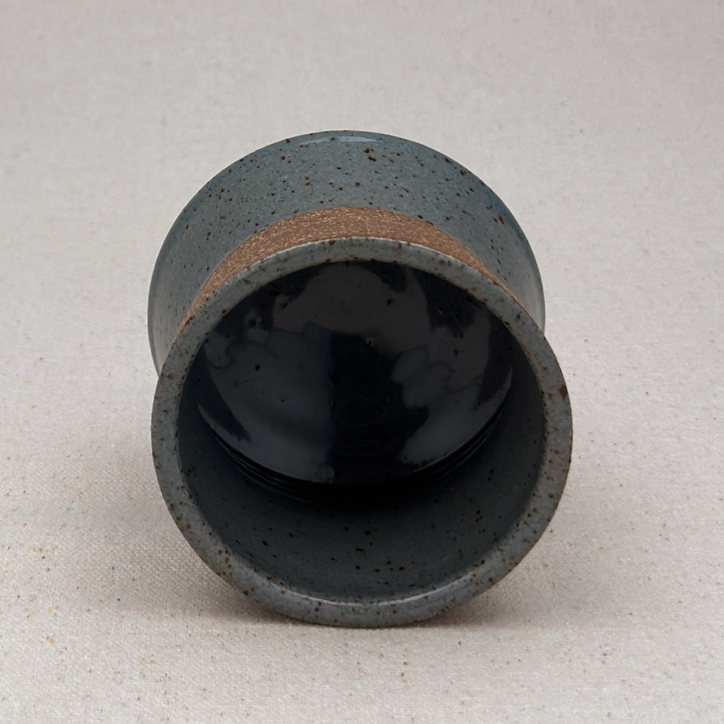 Speckled Blue Angular Cup