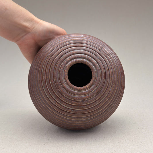 Medium Shino Stripe Round Vase