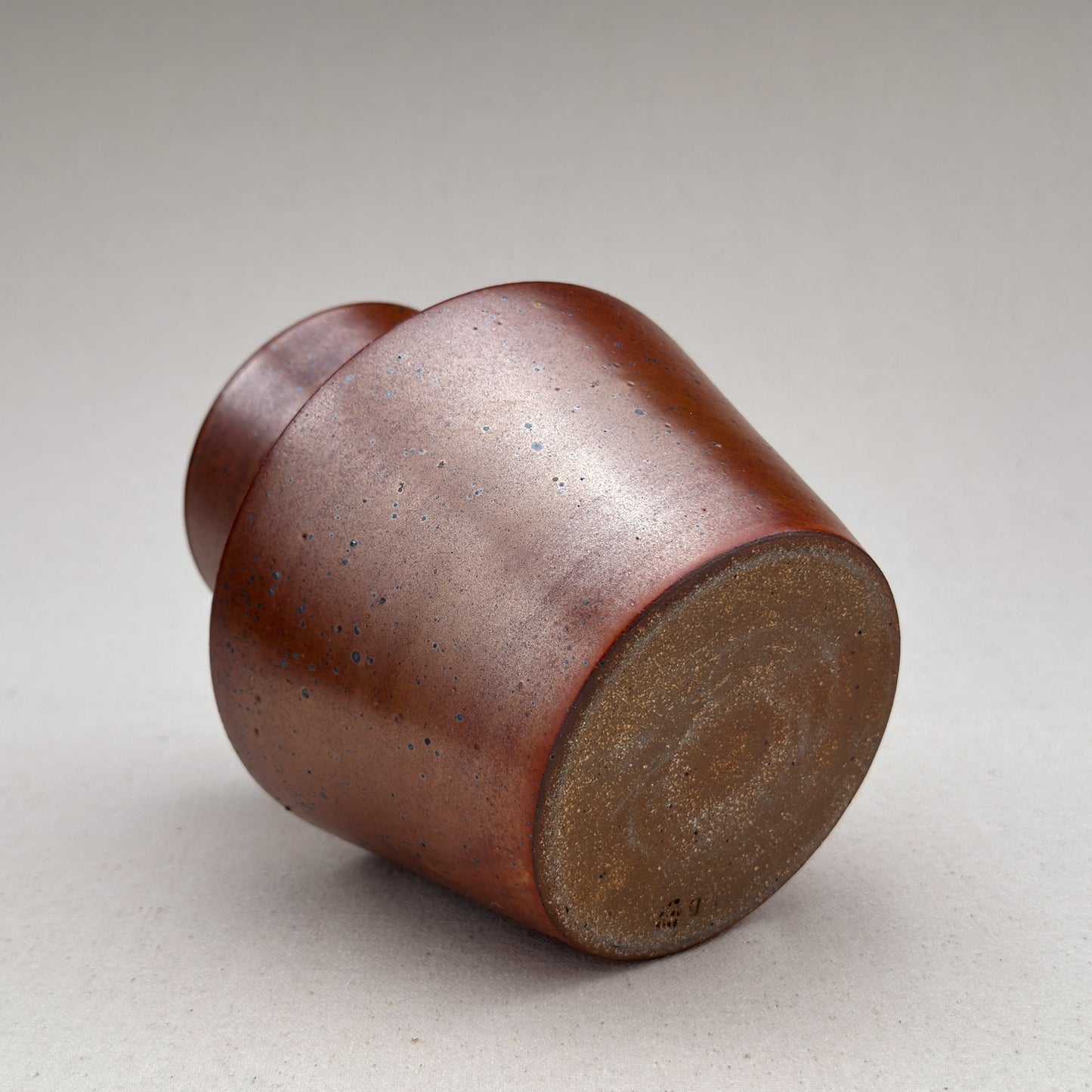 Medium Speckled Shino Angular Vase