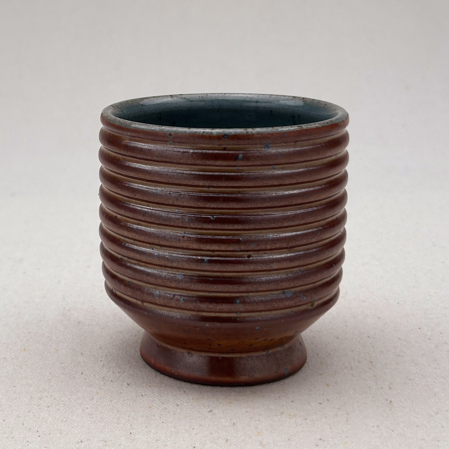 Shino Striped Ceramic Cup