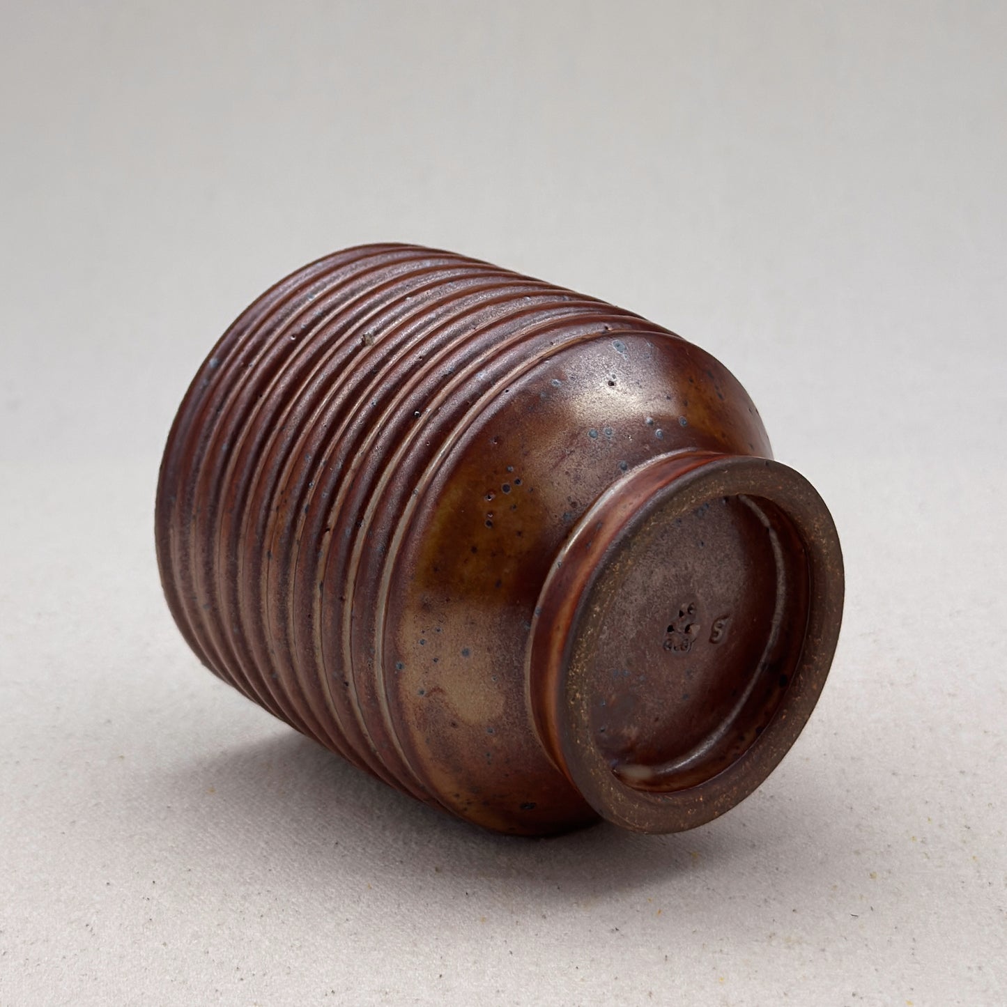 Shino Striped Ceramic Cup