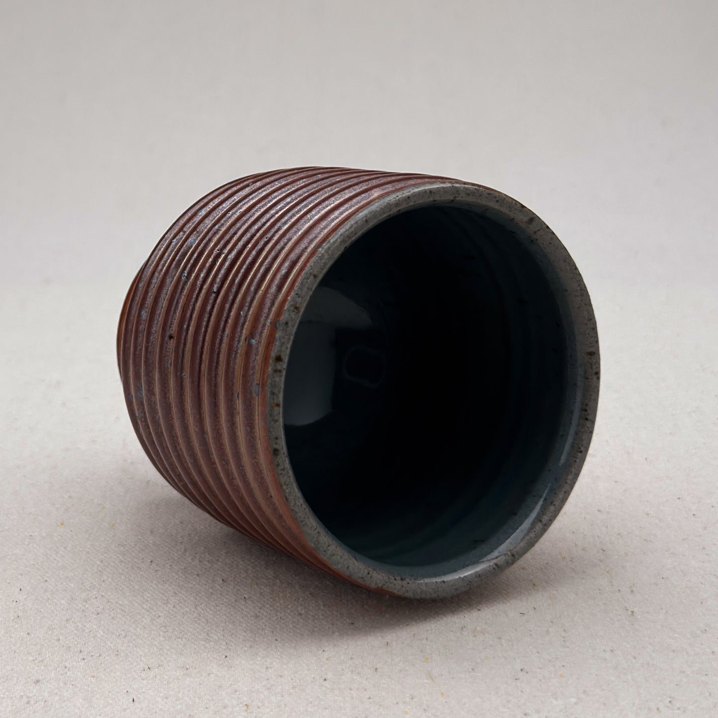 Shino Striped Ceramic Cup