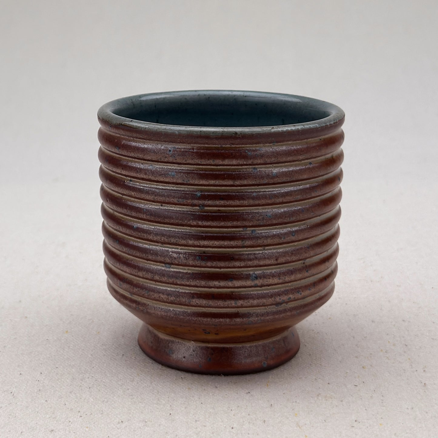 Shino Striped Ceramic Cup