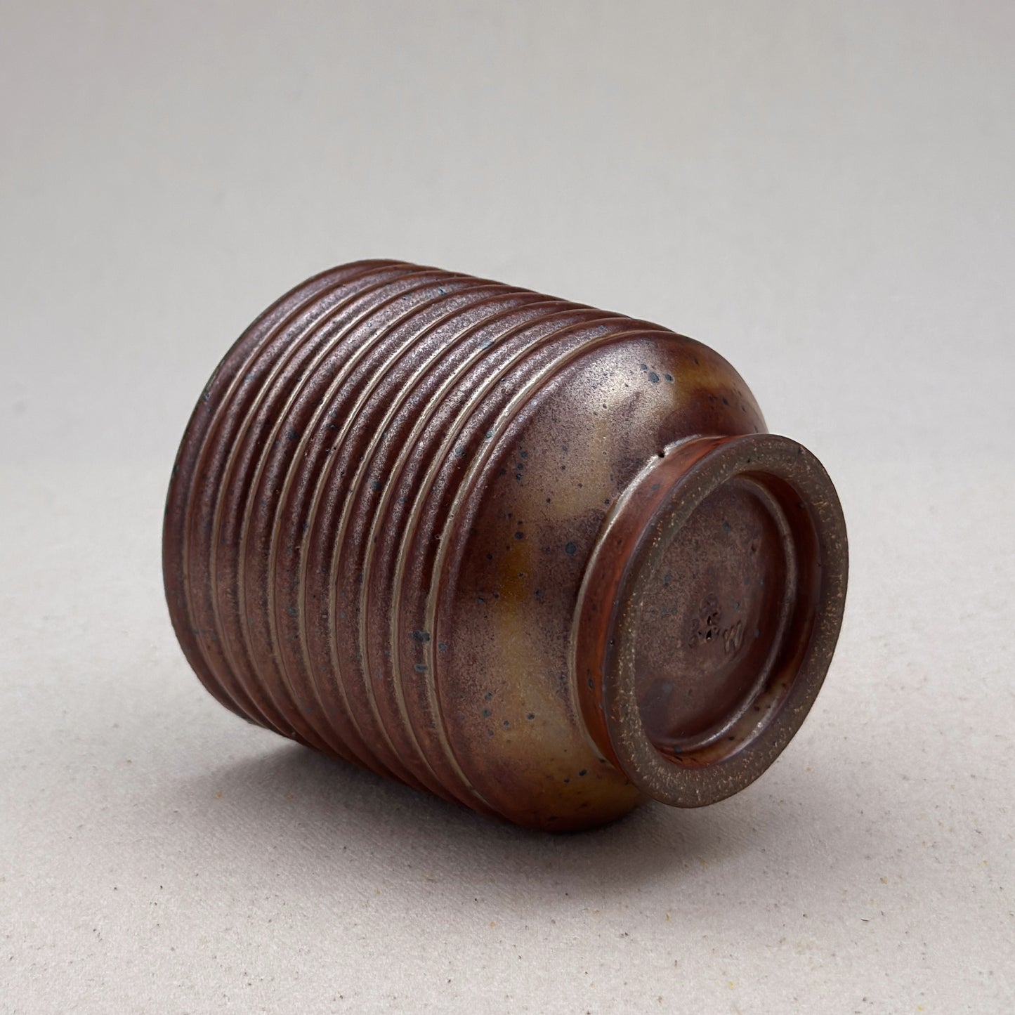 Shino Striped Ceramic Cup