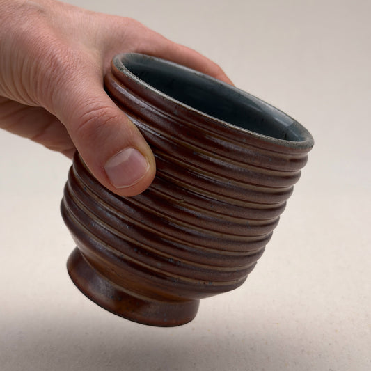 Shino Striped Ceramic Cup